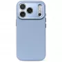 Decoded Leather Backcover - Lederhülle für iPhone 18 Pro Max / 17 Pro Max kompatibel mit MagSafe (sky blue)