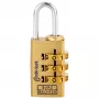 Burg-Wächter Combi-Lock 80 15M Kombinationsvorhängeschloss, Gold