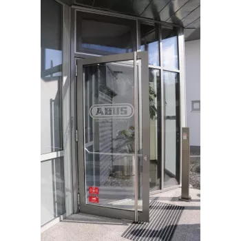 ABUS AU1315 Alarm-Warnaufkleber (UK), 74 x 52,5 mm
