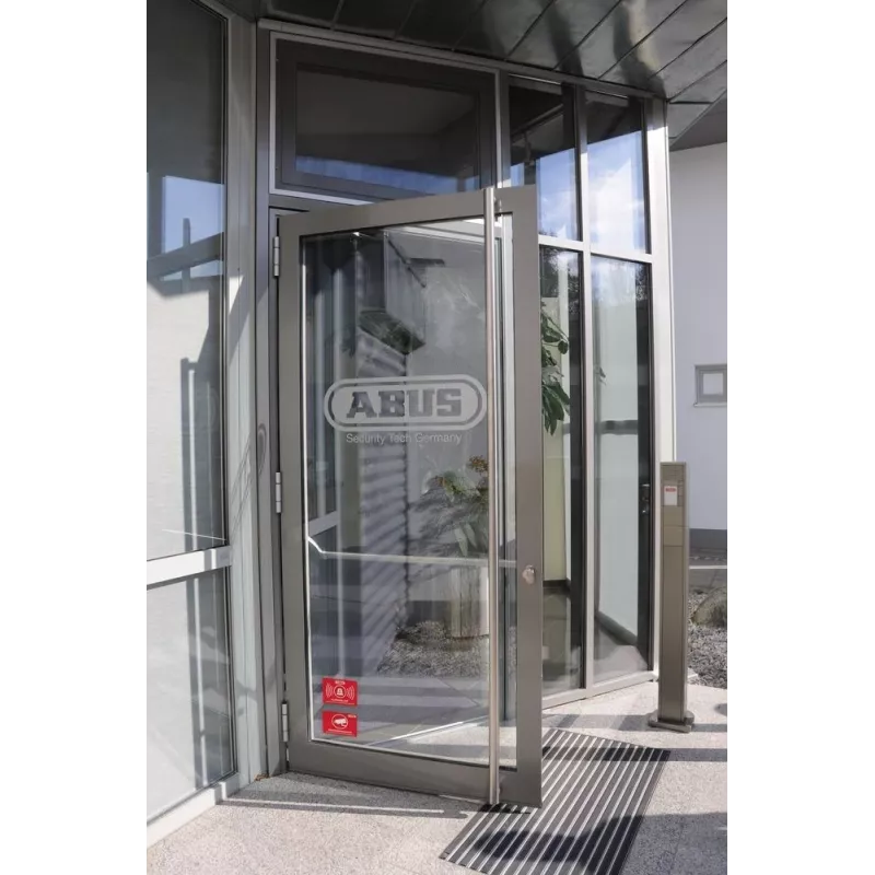 ABUS AU1315 Alarm-Warnaufkleber (UK), 74 x 52,5 mm
