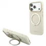 Guess Ring Stand 360 Grained Classic Logo MagSafe Hülle für iPhone 18 Pro Max / 17 Pro Max beige