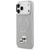 Hülle Karl Lagerfeld Karl & Choupette Pins MagSafe für iPhone 17 Pro grau