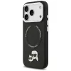 Hülle Karl Lagerfeld Karl & Choupette Pins MagSafe für iPhone 17 Pro Max schwarz