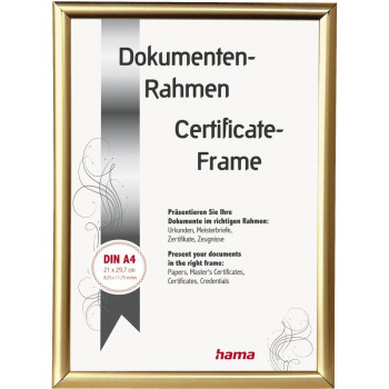 Hama Madrid Bilderrahmen, Gold, 21 x 29,7 cm