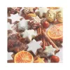 PAPSTAR “Cinnamon Stars” Weihnachtsservietten 330 x 330 mm, bedruckt, 1/4-Falz, 3-lagig