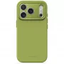 Decoded AntiMicrobial Silicone Backcover Hülle für iPhone 18 Pro / 17 Pro, MagSafe, Moss Green
