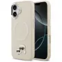 Karl Lagerfeld Karl & Choupette Pins MagSafe-Hülle für iPhone 17, Beige