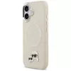 Karl Lagerfeld Karl & Choupette Pins MagSafe-Hülle für iPhone 17, Beige