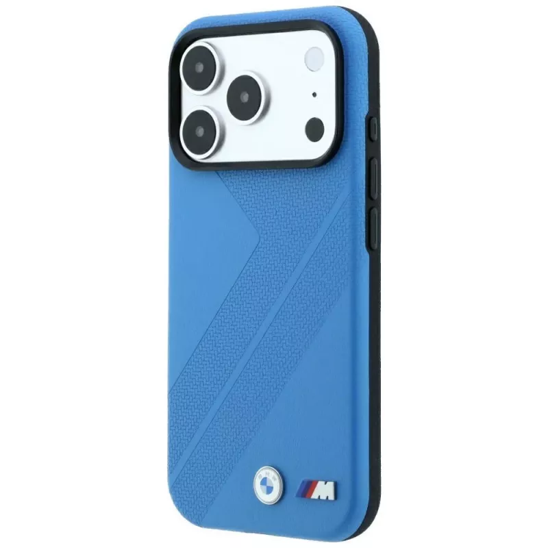 BMW M Tire Track Metall-Logo MagSafe-Hülle für iPhone 18 Pro Max / 17 Pro Max, Blau