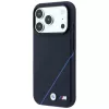 BMW M Tire Track Blue Line MagSafe Hülle für iPhone 18 Pro / 17 Pro, Marineblau