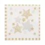 PAPSTAR Servietten Stardust weiß, Gold 3-lagig 33,0 x 33,3 cm, 100 Stk.