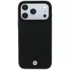 BMW Kevlar Metal Logo MagSafe Hülle für iPhone 18 Pro / 17 Pro, Schwarz