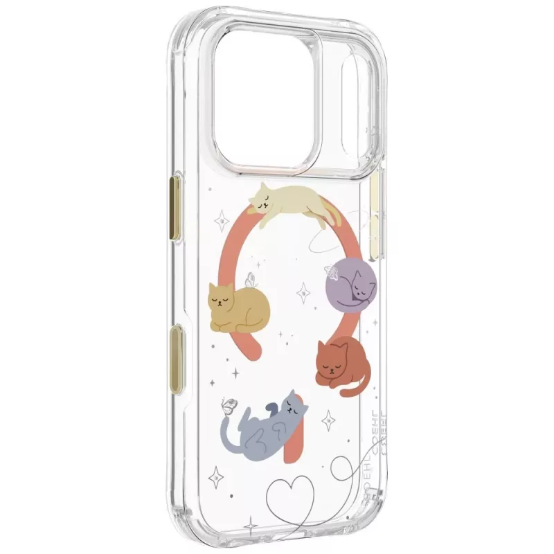 UNIQ Coehl Elysie Hülle für iPhone 18 Pro / 17 Pro, magnetisches Laden, Whiskered Dreams