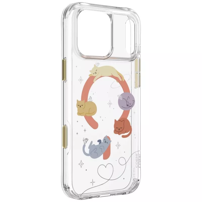 UNIQ Coehl Elysie Hülle für iPhone 18 Pro Max / 17 Pro Max, magnetisches Laden, Whiskered Dreams