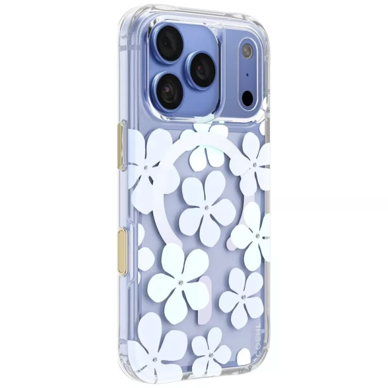 UNIQ Coehl Mila Hülle für iPhone 18 Pro / 17 Pro, magnetisches Laden, blau