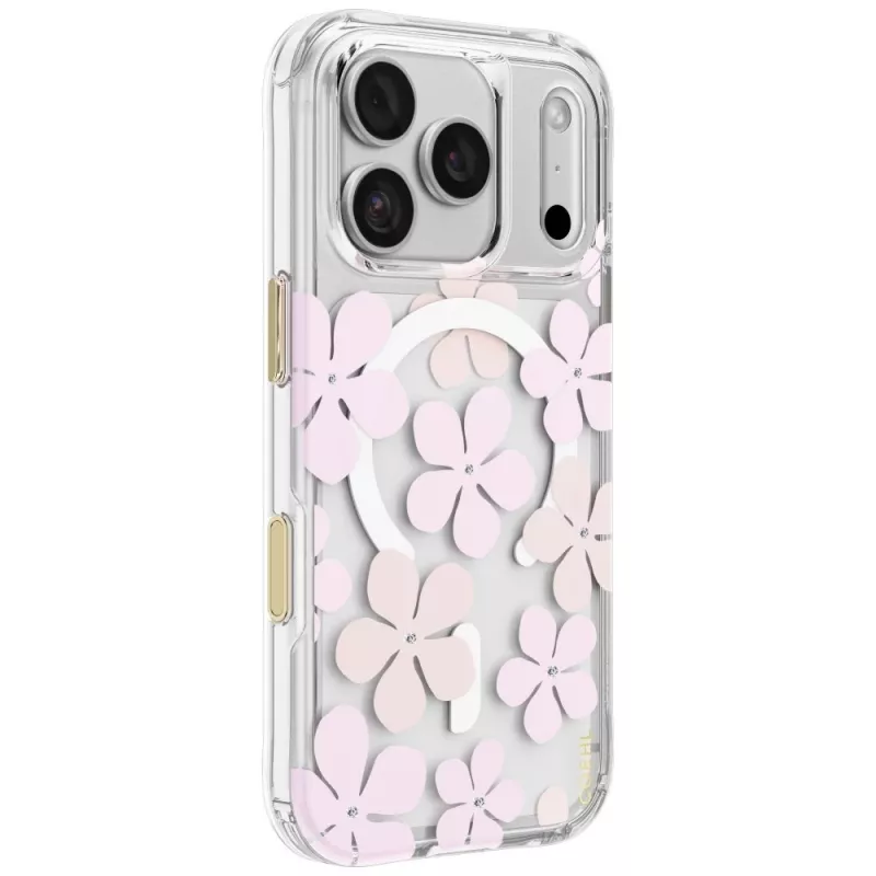 UNIQ Coehl Mila Hülle für iPhone 18 Pro / 17 Pro, magnetisches Laden, rosa