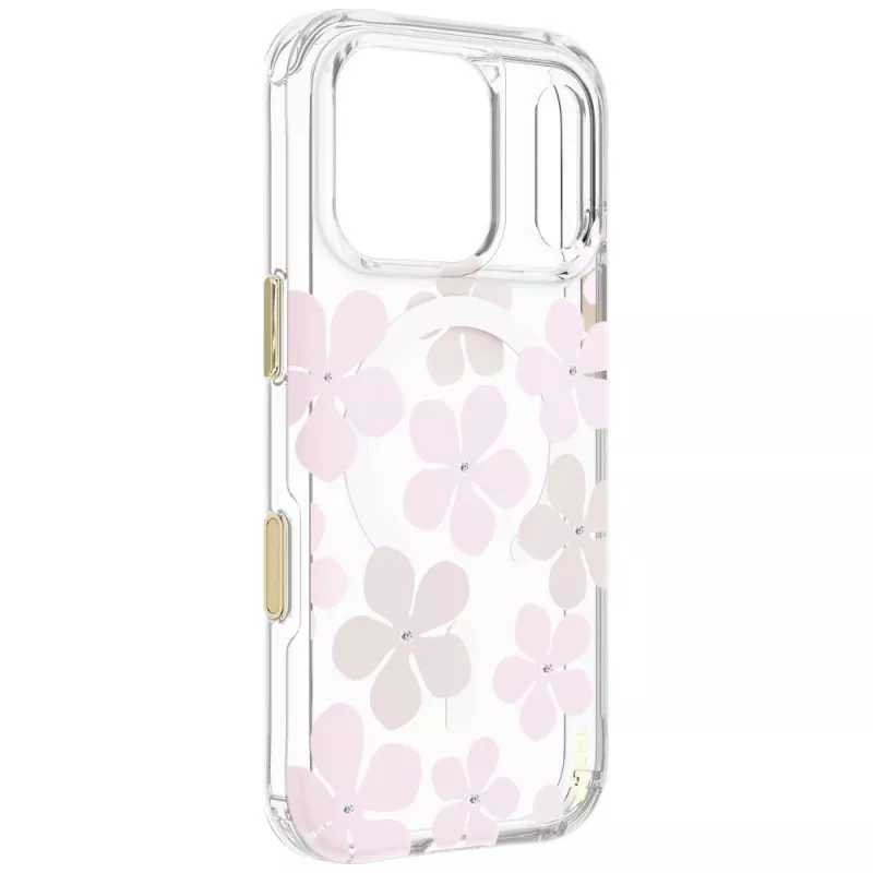 UNIQ Coehl Mila Hülle für iPhone 18 Pro / 17 Pro, magnetisches Laden, rosa