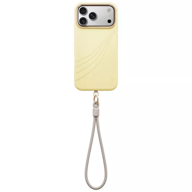 UNIQ Coehl Serina Hülle für iPhone 18 Pro Max / 17 Pro Max, magnetisches Laden, gelb