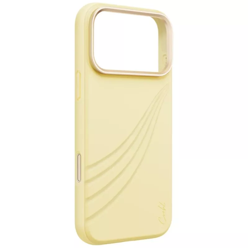 UNIQ Coehl Serina Hülle für iPhone 18 Pro Max / 17 Pro Max, magnetisches Laden, gelb