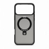 Evelatus Shield Hülle mit MagSafe & Stand für Apple iPhone 18 Pro Max, matter Ring, schwarz