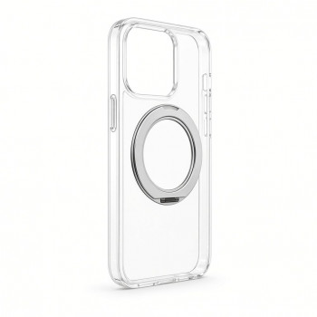 Evelatus Hybrid MagSafe Hülle mit 360 Metallständer für Apple iPhone 18 Pro Max, PC+TPU, transparent
