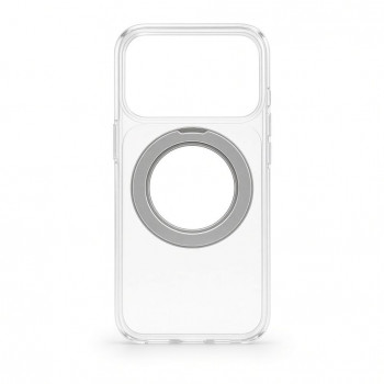 Evelatus Hybrid MagSafe Hülle mit 360 Metallständer für Apple iPhone 18 Pro Max, PC+TPU, transparent