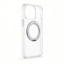 Evelatus Hybrid MagSafe Hülle mit 360 Metallständer für Apple iPhone 18 Pro, PC+TPU, transparent