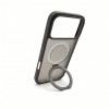 Evelatus Shield Hülle mit MagSafe & Stand für Apple iPhone 18 Pro, matter Ring, rauchgrau