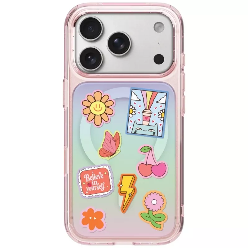 UNIQ Coehl Estelle Hülle für iPhone 18 Pro Max / 17 Pro Max, magnetisches Laden, rosa
