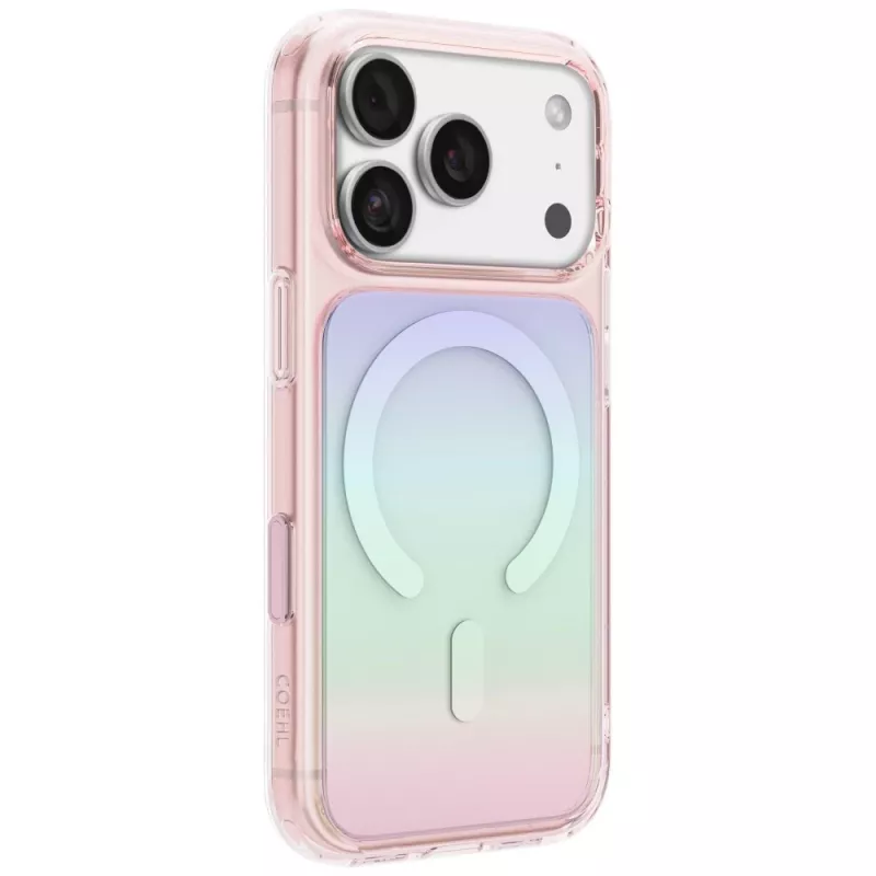 UNIQ Coehl Estelle Hülle für iPhone 18 Pro Max / 17 Pro Max, magnetisches Laden, rosa