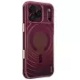 UNIQ Coehl Vela Hülle für iPhone 18 Pro Max / 17 Pro Max, magnetisches Laden, burgunderrot