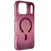 UNIQ Coehl Vela Hülle für iPhone 18 Pro Max / 17 Pro Max, magnetisches Laden, burgunderrot