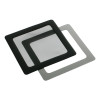 DEMCiflex Staubfilter 120 mm, quadratisch, schwarz (129,4 x 129,4 mm)