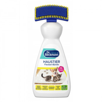 Dr.beckmann Tierflecken- und Geruchsentferner mit Bürste, 650 ml