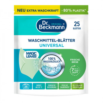 Dr.Beckmann Magic Leaves Spring Fresh Waschmittelblätter, 25 Stk.