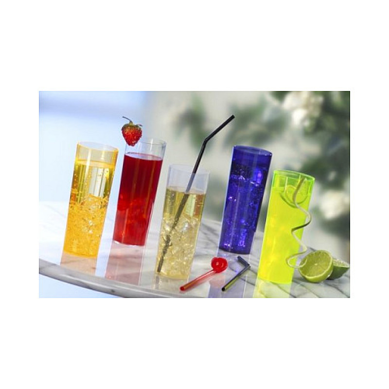 PAPSTAR Mehrweg-Longdrinkbecher, 5,85 cm, 0,3 l, transparent