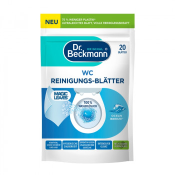 Dr.beckmann Magic Leaves WC-Reinigungstücher, Ocean Breeze, 20 Stk.