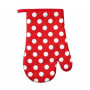 Asi Collection Hitzeschutzhandschuh rot mit weißen Punkten