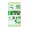 BioBag kompostierbare Müllbeutel 10 l, 42x54 cm, 15 Mikron, 20 Stück pro Rolle, grün