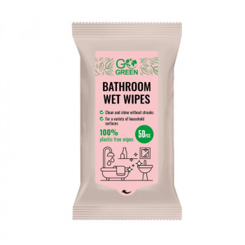 Gogreen Feuchttücher für das Badezimmer, 50 Stk.
