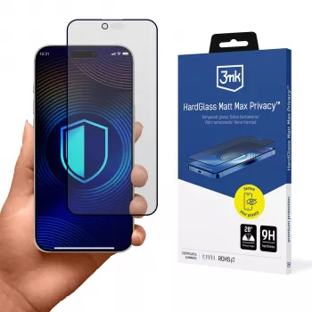 3mk HardGlass Matt Max Privacy Glas für Apple iPhone Air (3M008573)