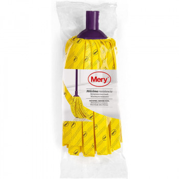 MERY Schwammstreifen-Ersatz-Wischmoppkopf, 23 cm, 105 g