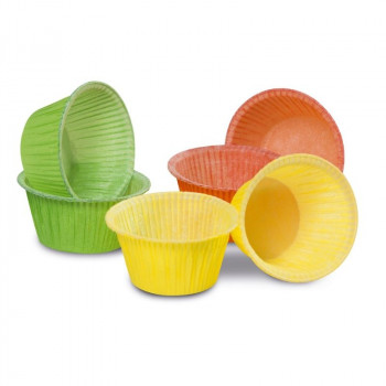 Guardini Easy Bake Papier-Muffinförmchen, 6 Stk., bunt, Ø 5 x 4 cm