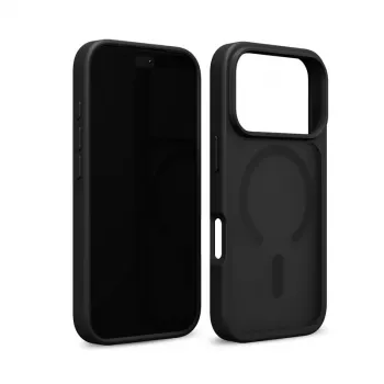 Crong Matte Magnetic MagSafe Hülle für iPhone 18 Pro Max / 17 Pro Max, Schwarz