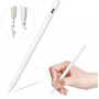 WoW Universal Touch Stylus Stift für kapazitive Tablets und Smartphones mit USB-Ladefunktion, Weiß