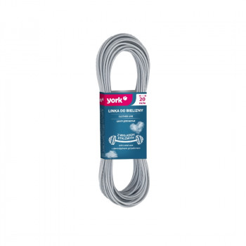 YORK Wäscheleine mit Metallkern 20 m