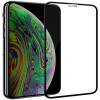 Evelatus Anti-Blue 2.5D Full Cover antistatischer Displayschutz aus gehärtetem Glas mit Blaulichtfilter für Apple iPhone X/XS/11 Pro (Japan Glue)