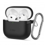 Tech-Protect Silicone Hook Hülle für Apple AirPods 4, Schwarz