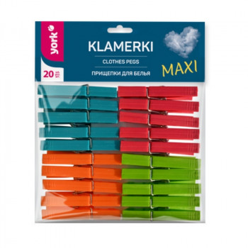 YORK MAX Wäscheklammern, 20 Stk.