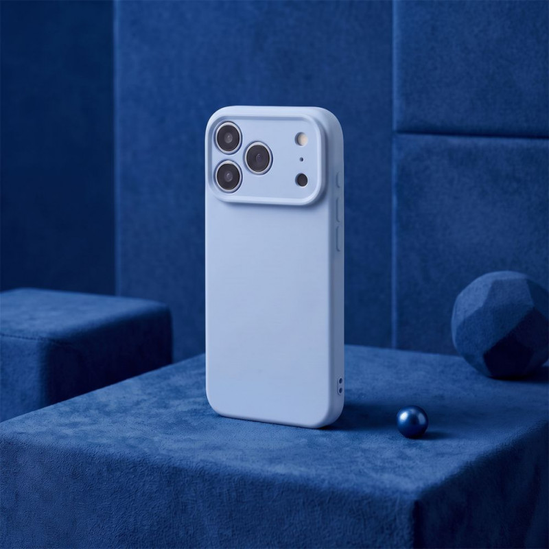 TFO Silikon-Hülle für iPhone 17 Pro Max 6.9 / 18 Pro Max 6.9, himmelblau